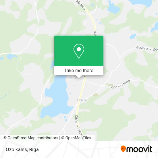 Ozolkalns map