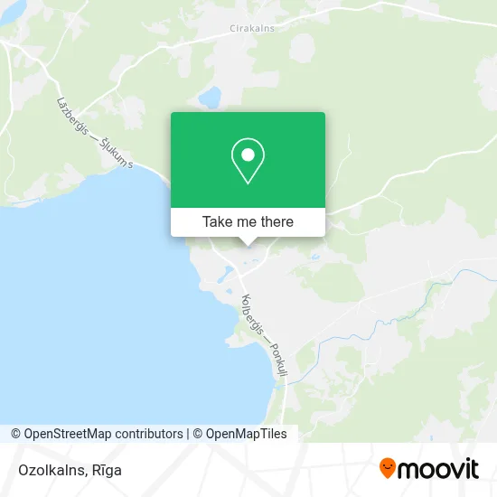 Ozolkalns map