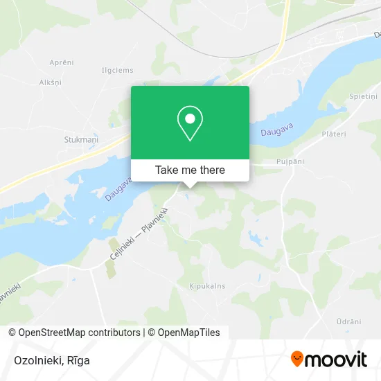 Ozolnieki map