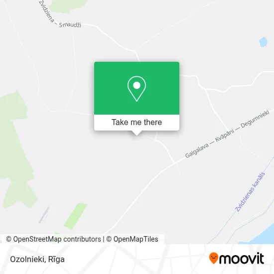 Ozolnieki map
