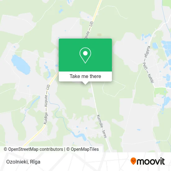Ozolnieki map