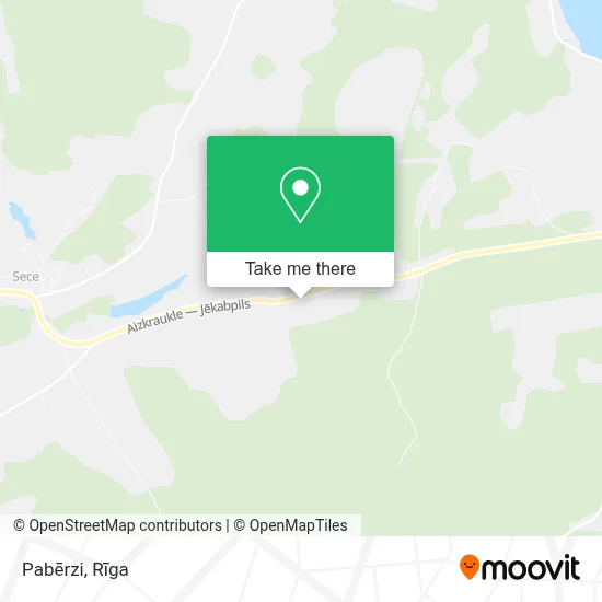 Pabērzi map
