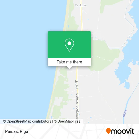 Paisas map
