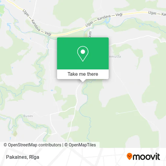 Pakalnes map