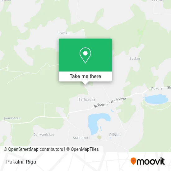Pakalni map