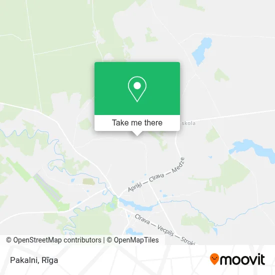 Pakalni map