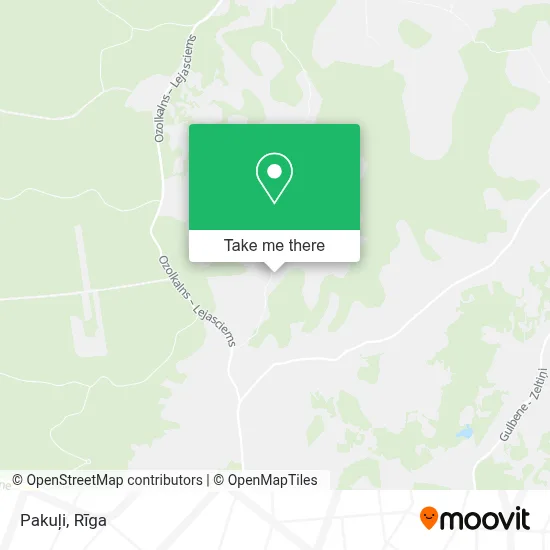 Pakuļi map