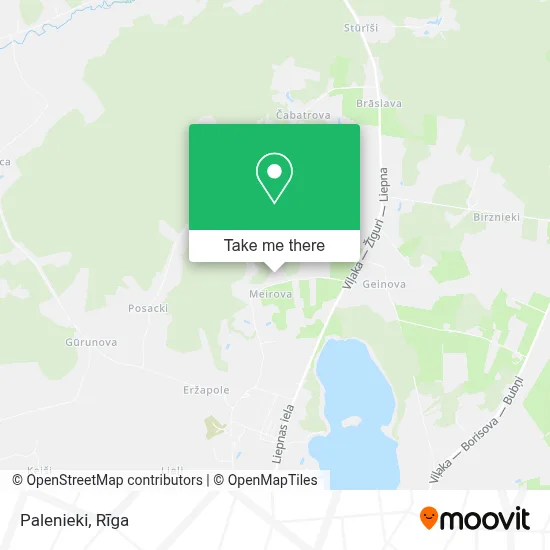 Palenieki map