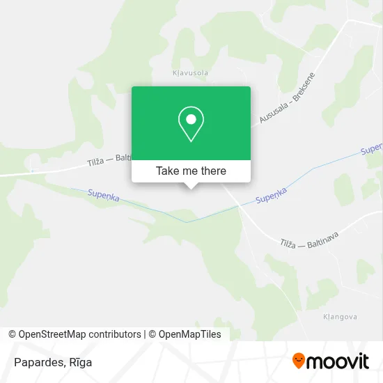 Papardes map
