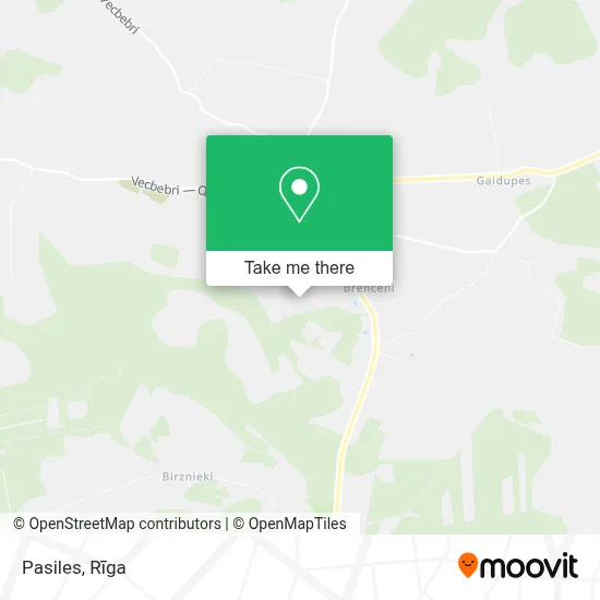 Pasiles map