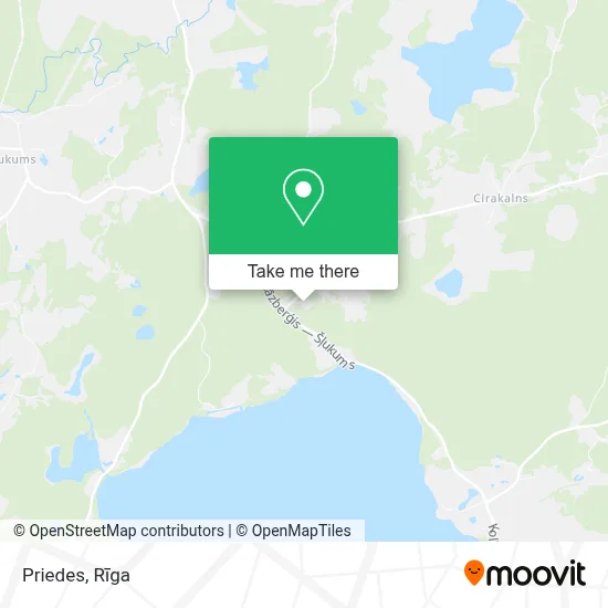 Priedes map