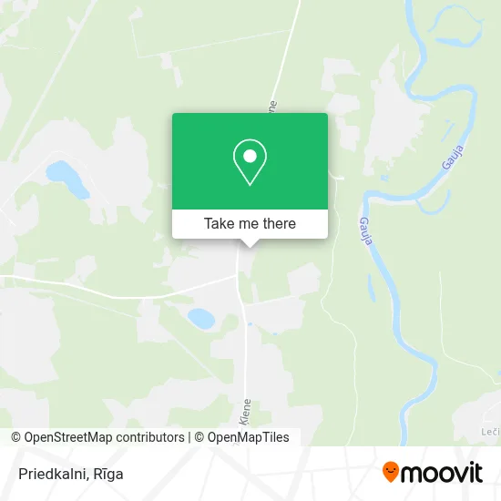 Priedkalni map