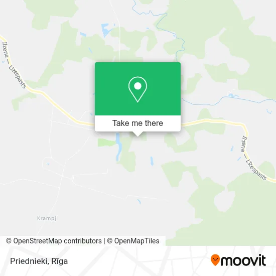 Priednieki map