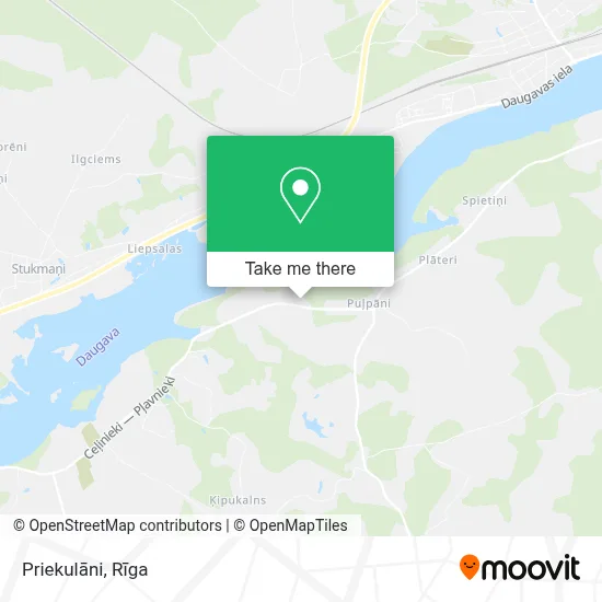 Priekulāni map