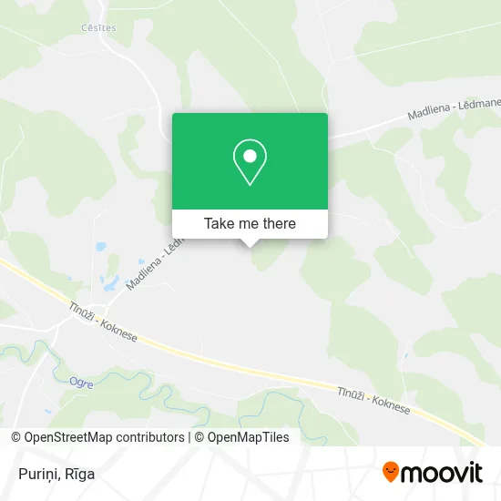Puriņi map