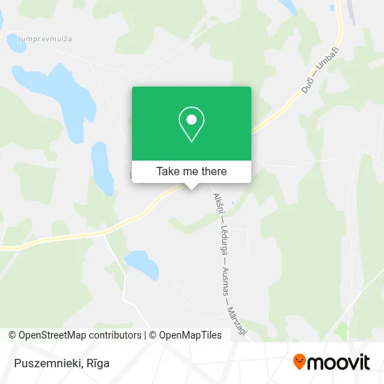 Puszemnieki map