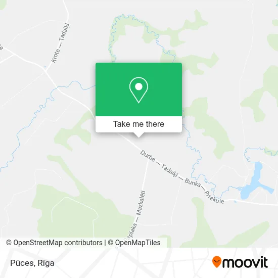 Pūces map