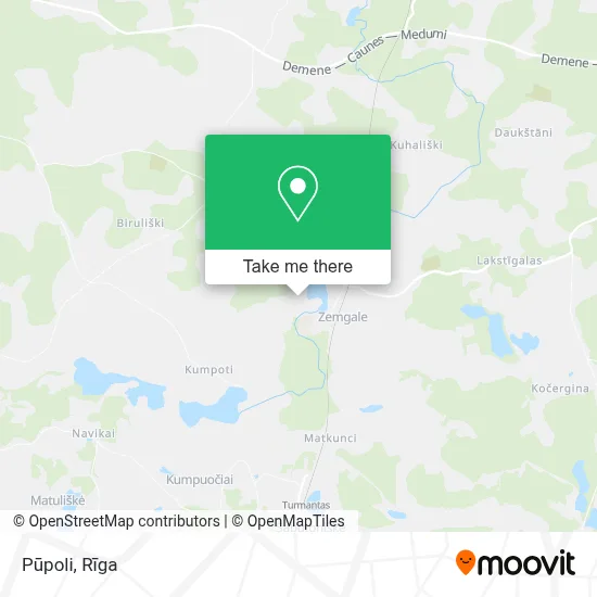 Pūpoli map