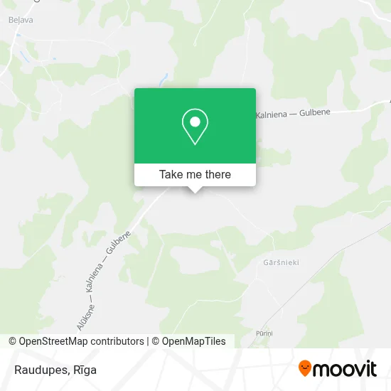 Raudupes map