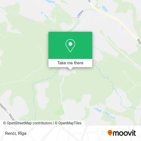 Renči map