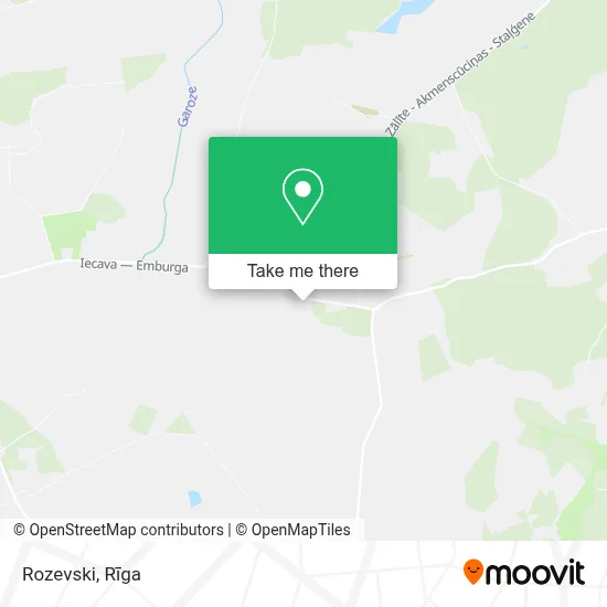 Rozevski map