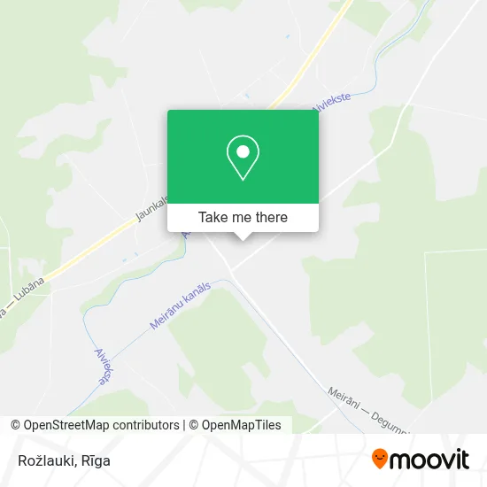 Rožlauki map