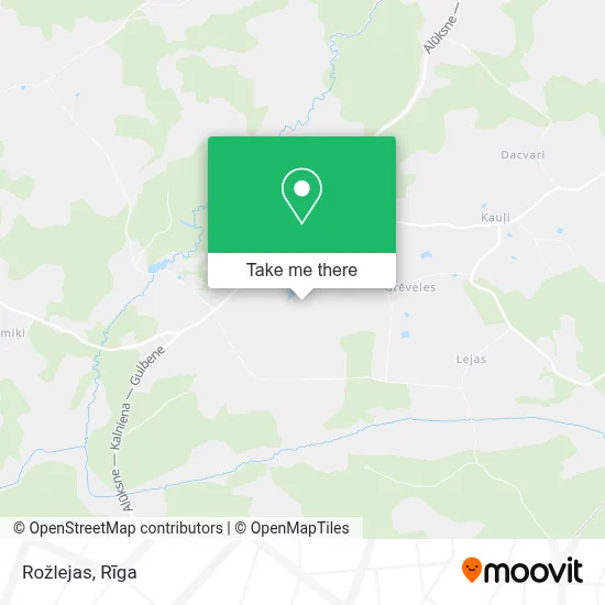 Rožlejas map