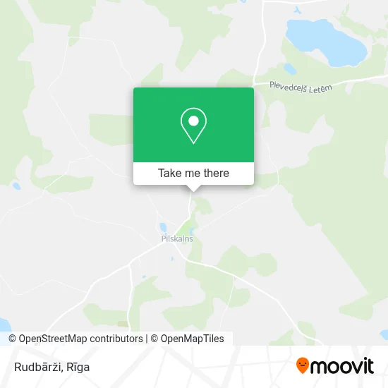 Rudbārži map