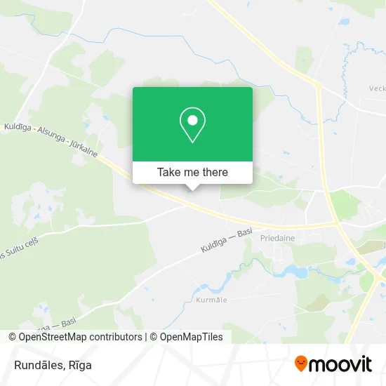 Rundāles map