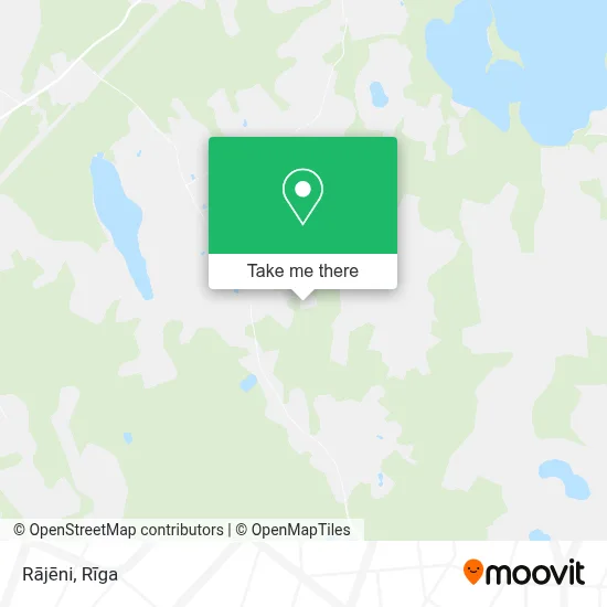 Rājēni map