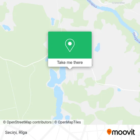 Seciņi map