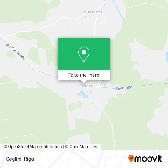 Segliņi map