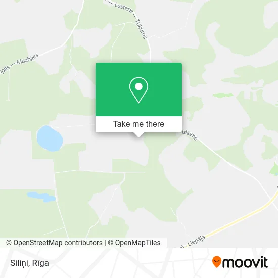 Siliņi map