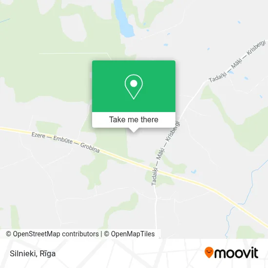 Silnieki map