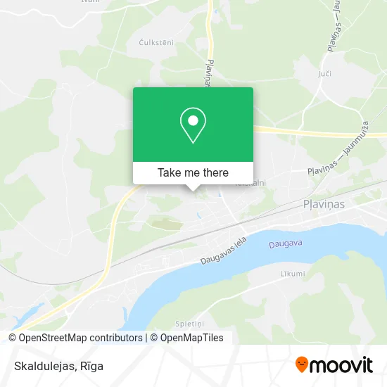 Skaldulejas map