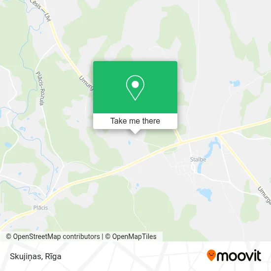 Skujiņas map