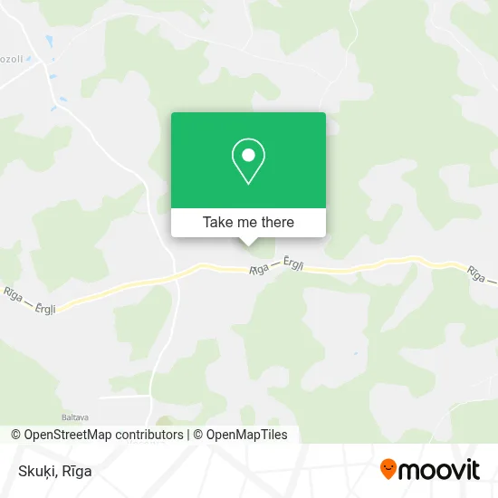 Skuķi map