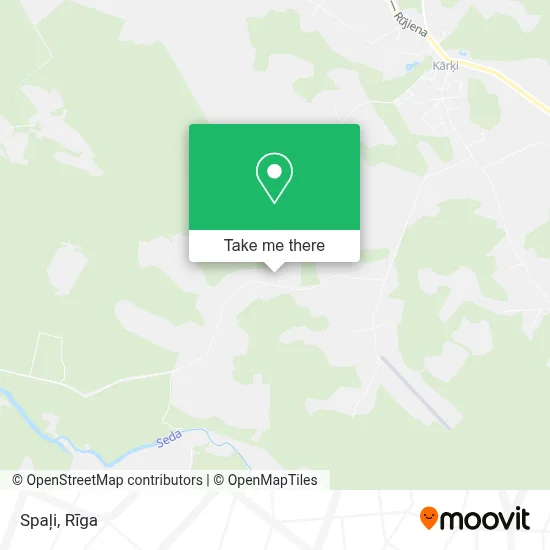 Spaļi map