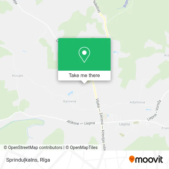 Sprinduļkalns map