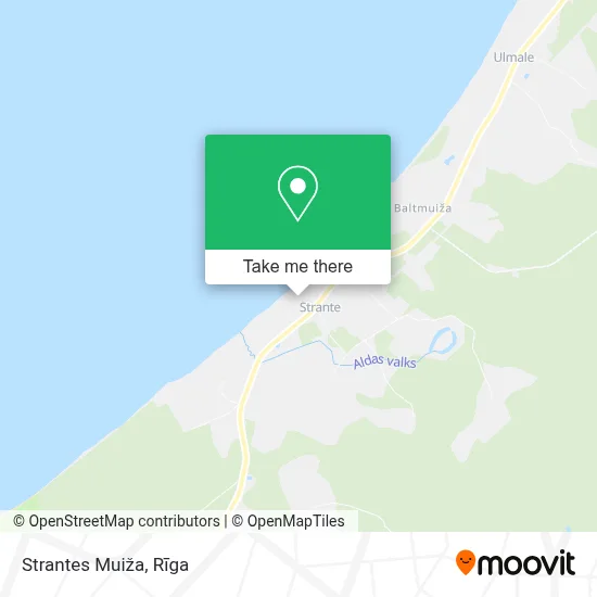 Strantes Muiža map