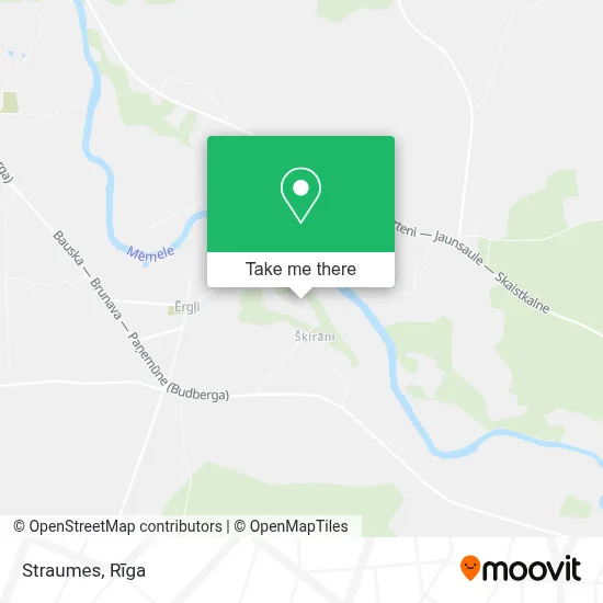 Straumes map