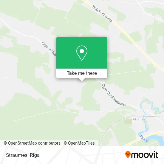 Straumes map