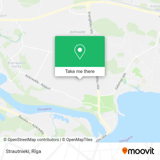 Strautnieki map