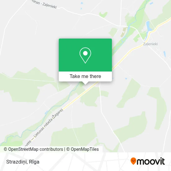 Strazdiņi map