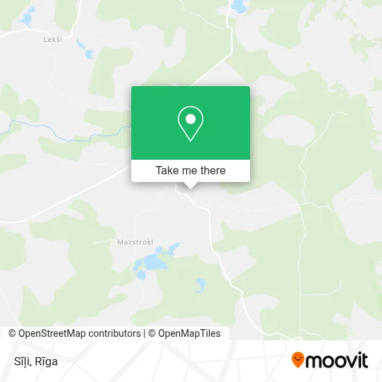 Sīļi map