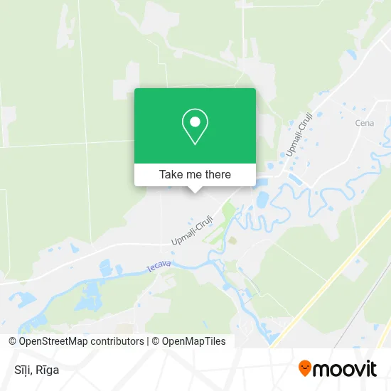 Sīļi map