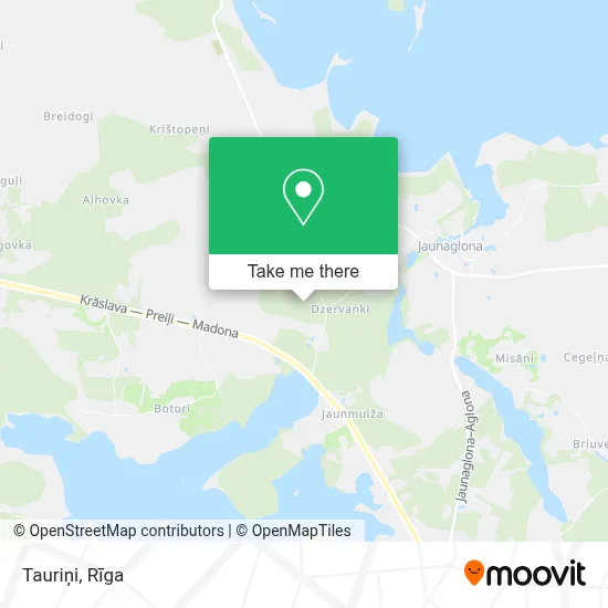 Tauriņi map