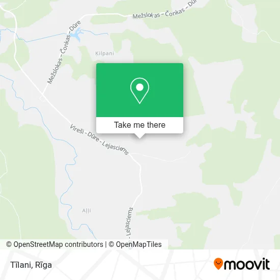 Tīlani map