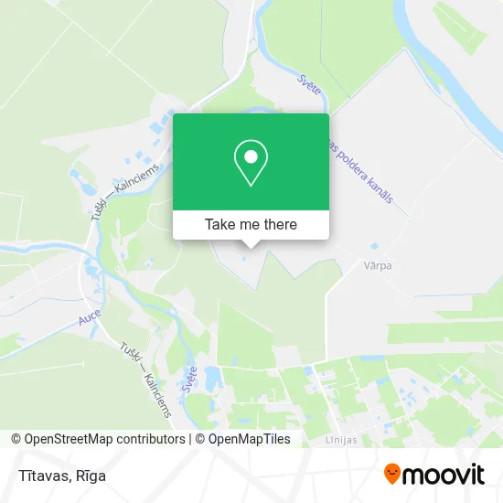 Tītavas map