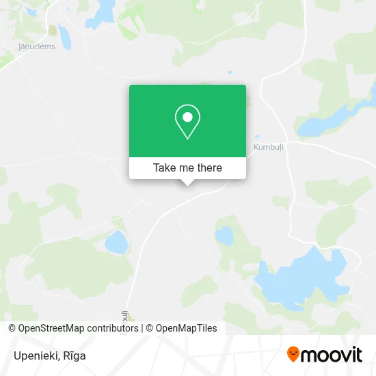 Upenieki map